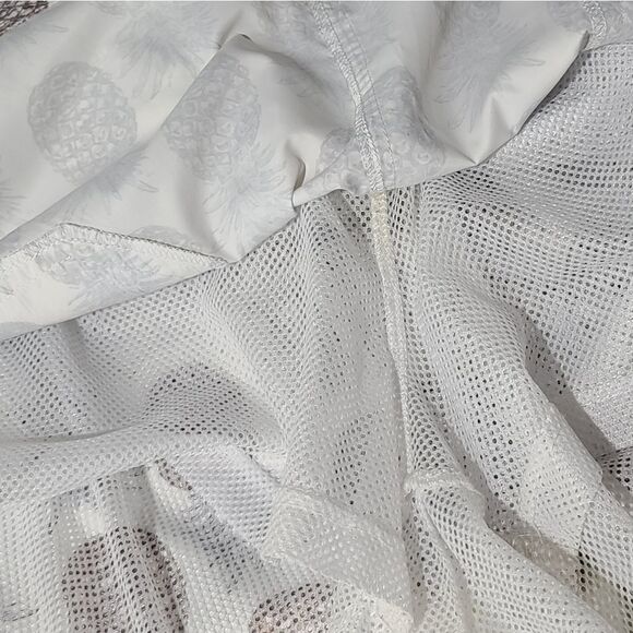 XDS Daily Sport White Pineapple Print Skort - Picture 2 of 10